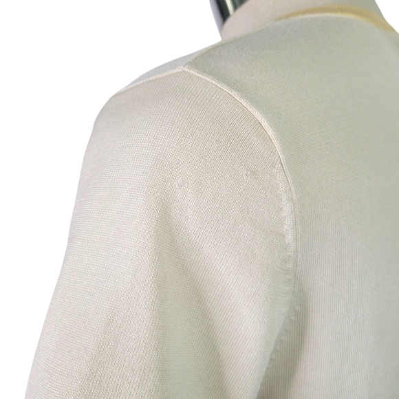 Pendleton Silk Blend Short Sleeve Ringer Tee T-Shirt Womens Size S Petite Yellow - Picture 4 of 9